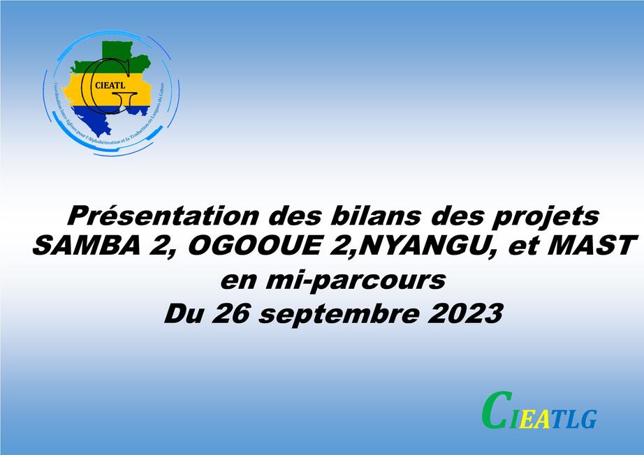 présentation des bilans des projets en mi-parcours